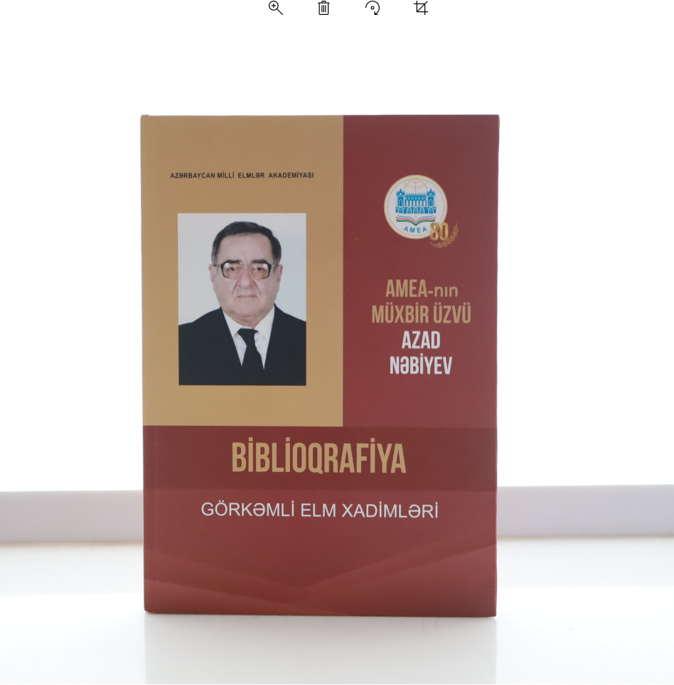 AMEA-nın müxbir üzvü Azad Nəbiyev: biblioqrafiya
